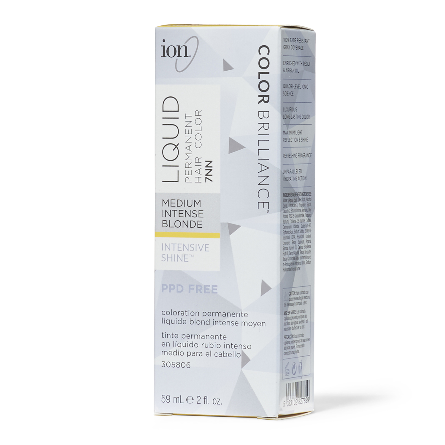 Ion 7NN Medium Intense Blonde Permanent Liquid Hair Color 2 Fl Oz