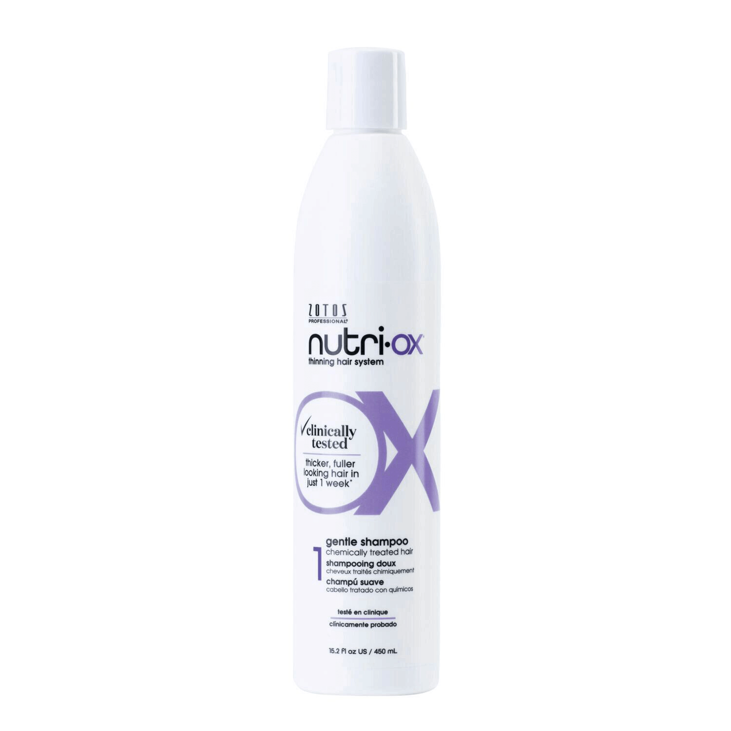Nutri Ox Gentle Shampoo Chemically Treated Hair 15.2 oz