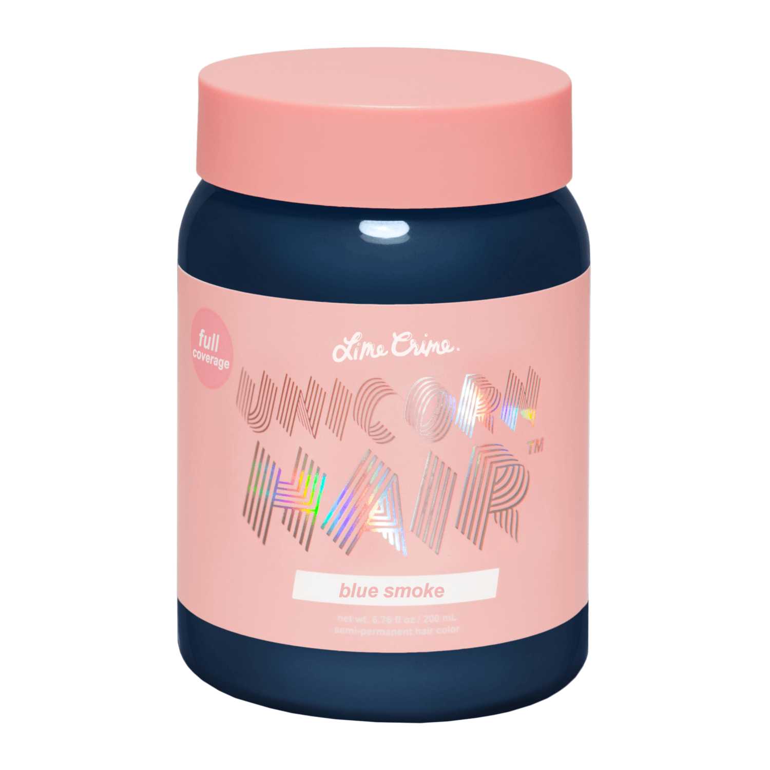 Lime Crime Blue Smoke Semi-Permanent Full Coverage Hair Color