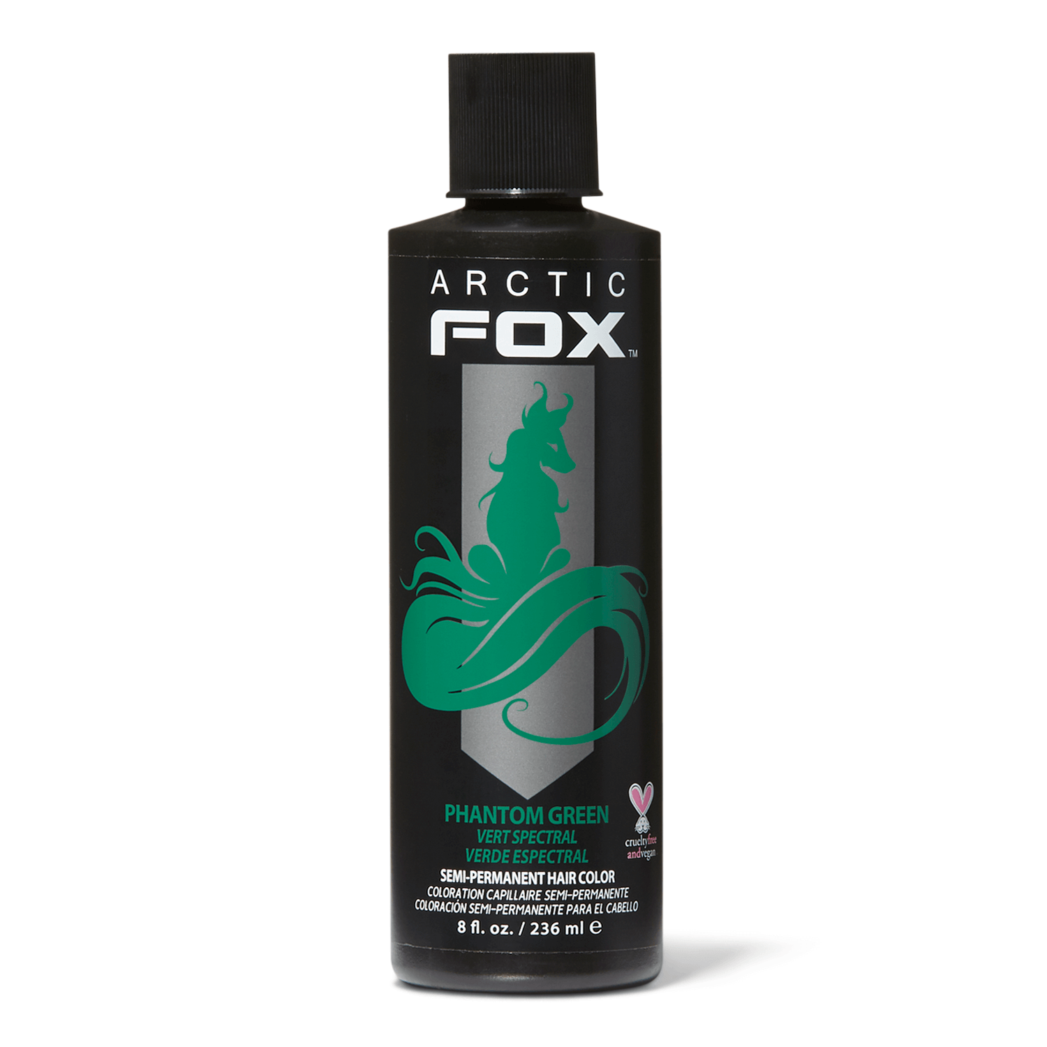 Arctic Fox Phantom Green Semi Permanent Hair Color 8 oz. 8 oz