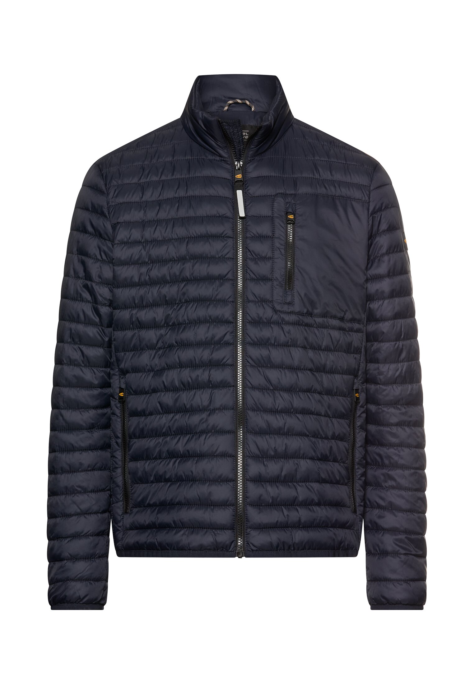 Steppjacke CAMEL ACTIVE, Herren, Gr. S, schwarz navy, Steppware, Obermaterial: 100% Polyamid, unifarben, hüftbedeckend, Rundhals, elastischer Bund, Jacken Steppjacke, mit Stehkragen und Reißverschlusstaschen