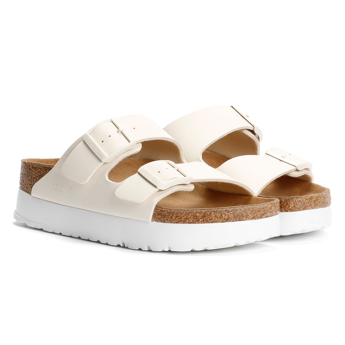 Birkenstock Arizona Flex Narrow Fit Damen Weiße Sandalen