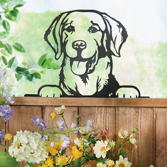 Zaundekoration Hund Image