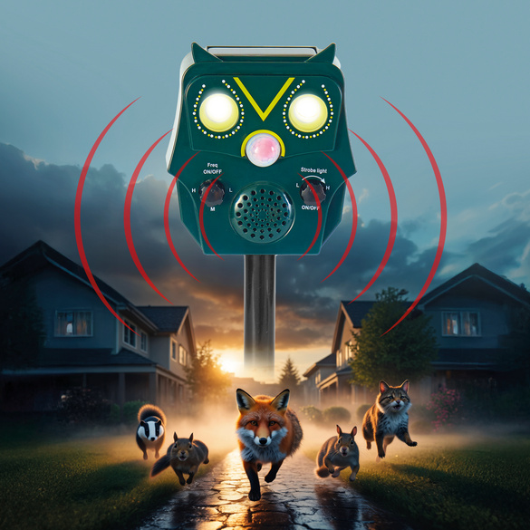 Solar-Ultraschall-Tierbwehr Image