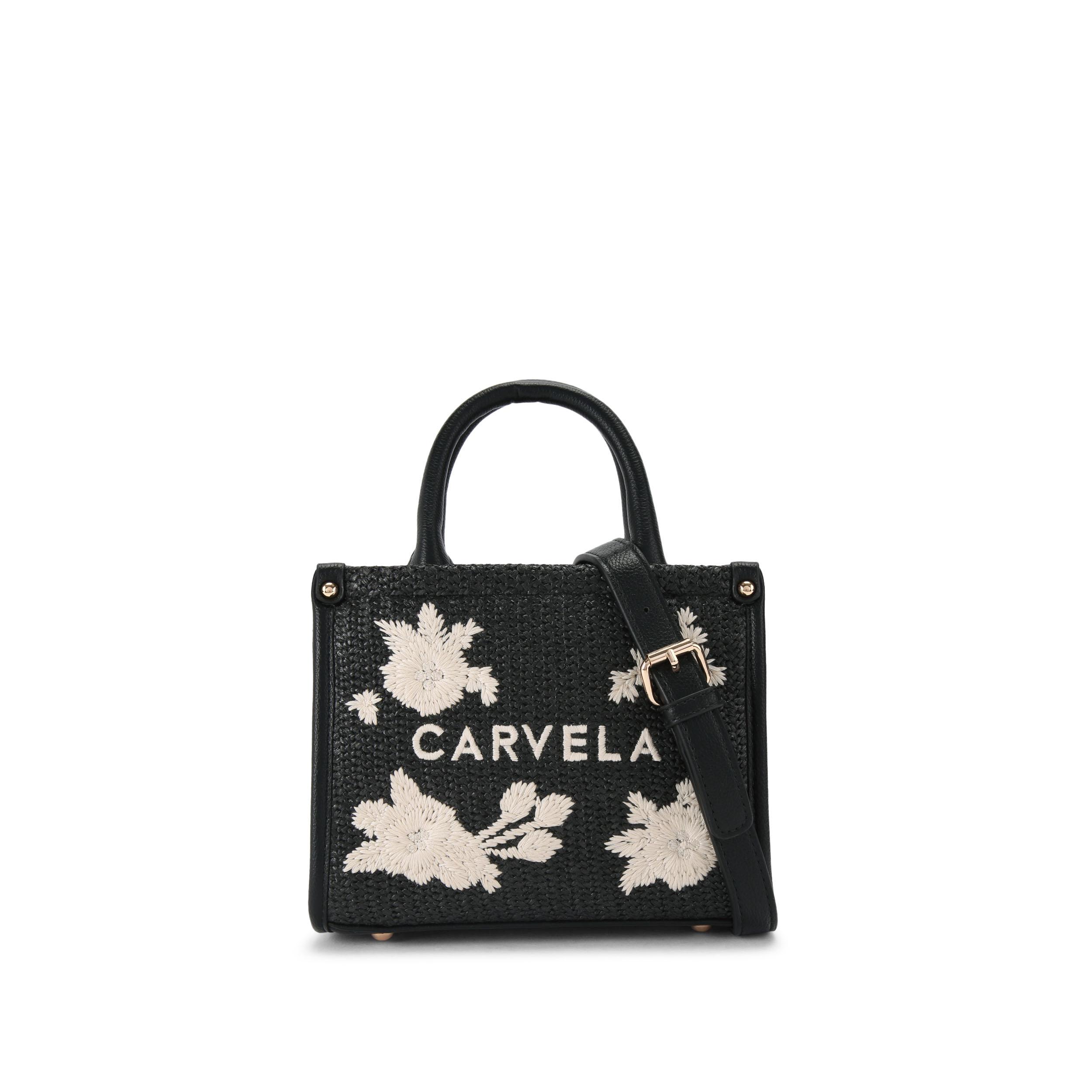 Carvela Womens Sorrento Micro Tote Bag - Black Fabric - One Size | Carvela Sale | Discount Designer Brands