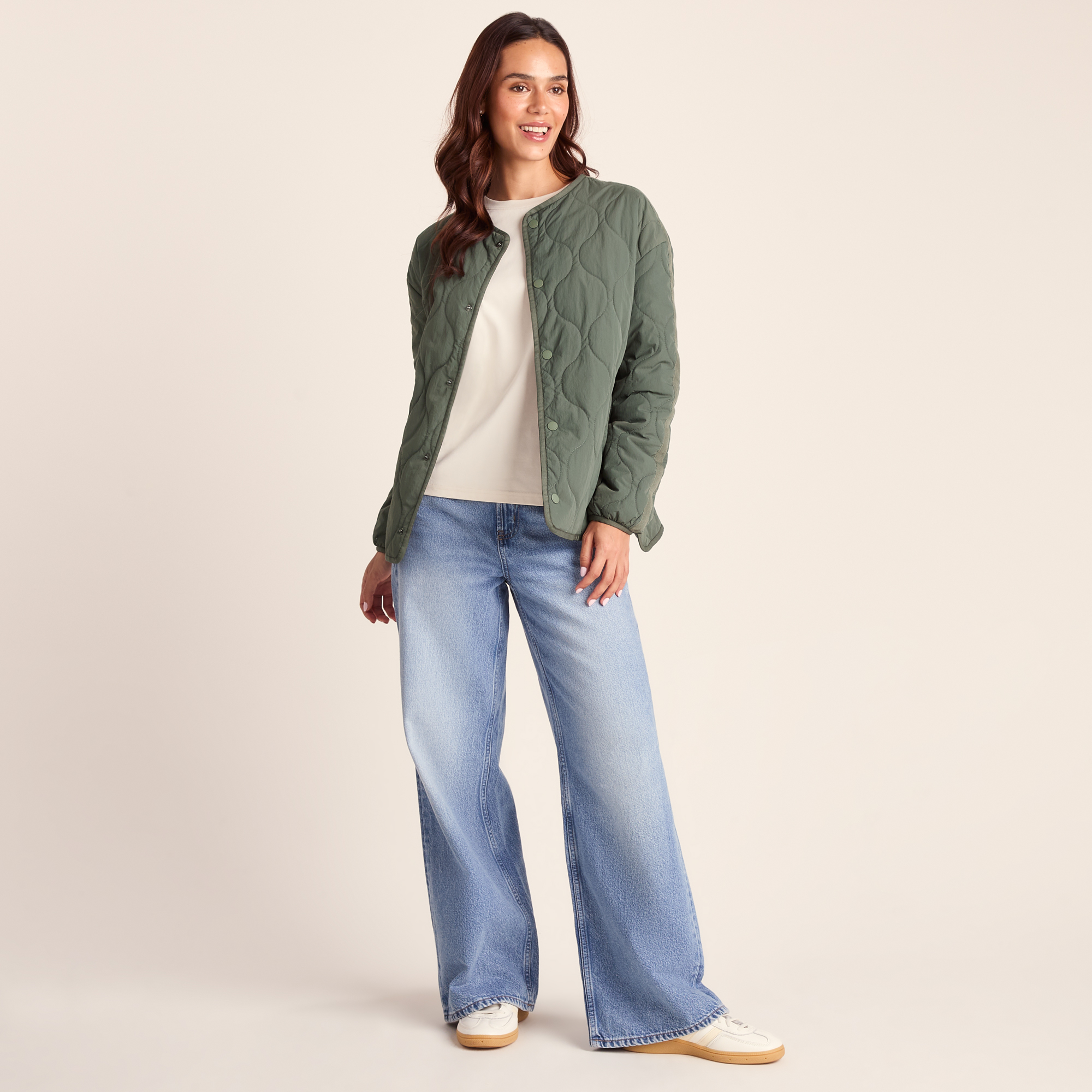 TOG24 Cleadon Womens Shower Resistant Lightweight Insulated Jacket - Pale Khaki - Size 18 UK | TOG24 Sale | Discount Designer Brands