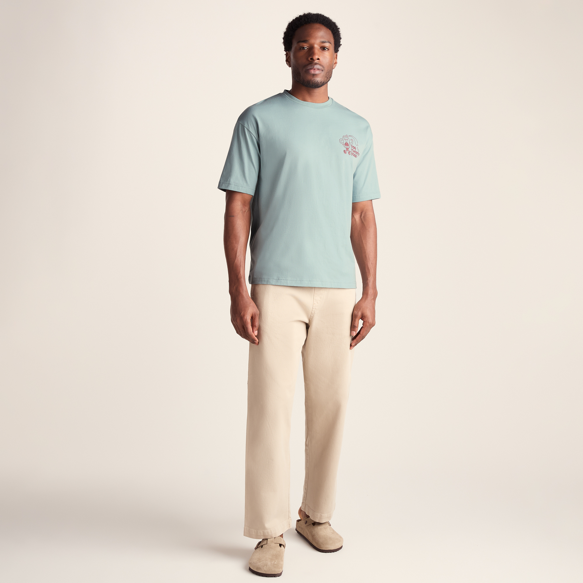 TOG24 Hop Mens Premium Supersoft Hattie Clark T-shirt - Summer Sky - Blue Cotton - Size 3XL | TOG24 Sale | Discount Designer Brands