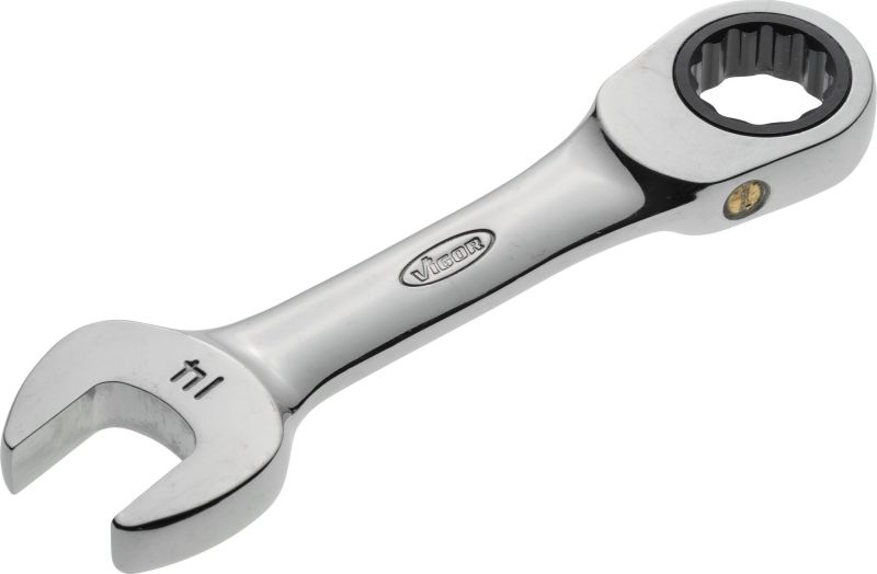 VIGOR Ratschen-Ringgabelschlüsselsatz Ratschen-Ring-Maulschlüssel V2828 Image