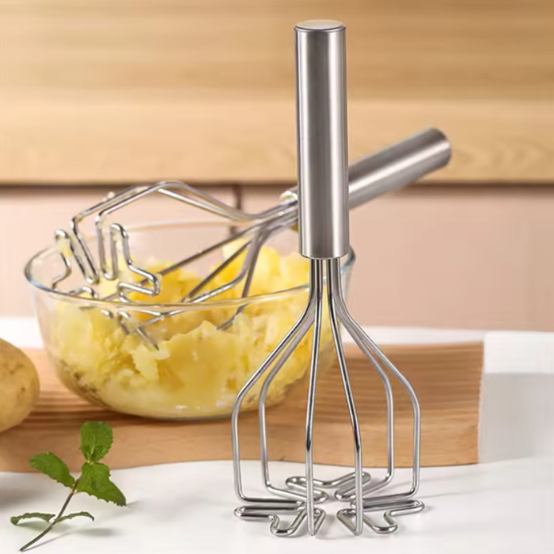 Stainless Steel Potato Masher, Vegetable Fruit Mud Press, Kitchen Gadget For Pumpkin, Sweet Potato Jam Crusher Stainless Steel Potato Masher, Vegetable Fruit Mud Press, Kitchen Gadget For Pumpkin, Sweet Potato Jam Crusher