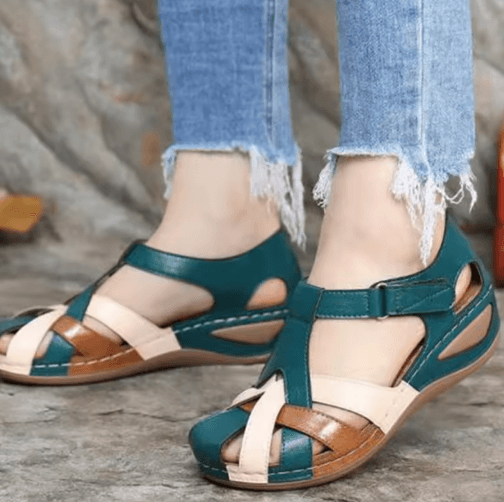 Womens Lightweight Summer Sandals Cool, Comfortable Everyday Shoes green 41