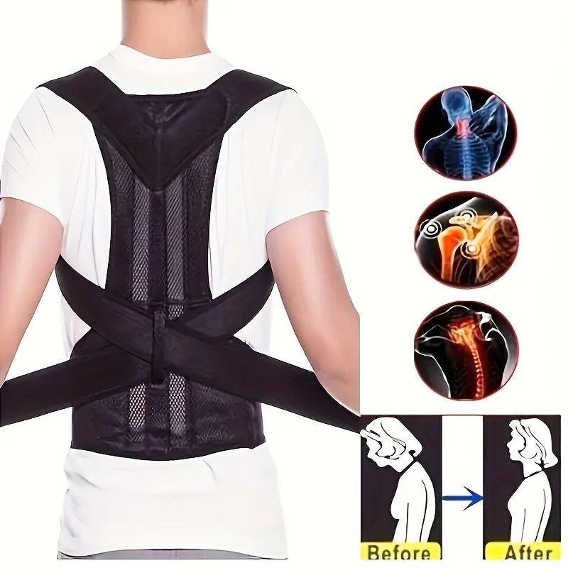 Posture Corrector Adjustable Back Posture Brace For All Day Shoulder Back Support m (40 50kg)