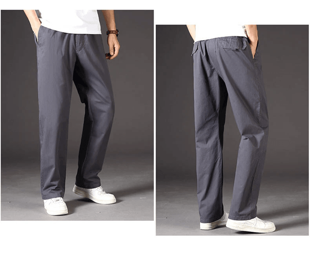 TrailFlex Mens Cargo Pants Breathable Cotton Work Joggers 5xl 115 120kg 16