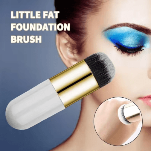Mushroom Foundation Makeup Brush No Streak BB Cream & Liquid Brush silver
