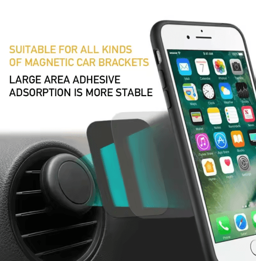 Magnetic Metal Plate For Car Phone Holder 1pc To 5pcs Universal Iron Sheet Sticker For Phone Mounts 1pcs Silver 35x45