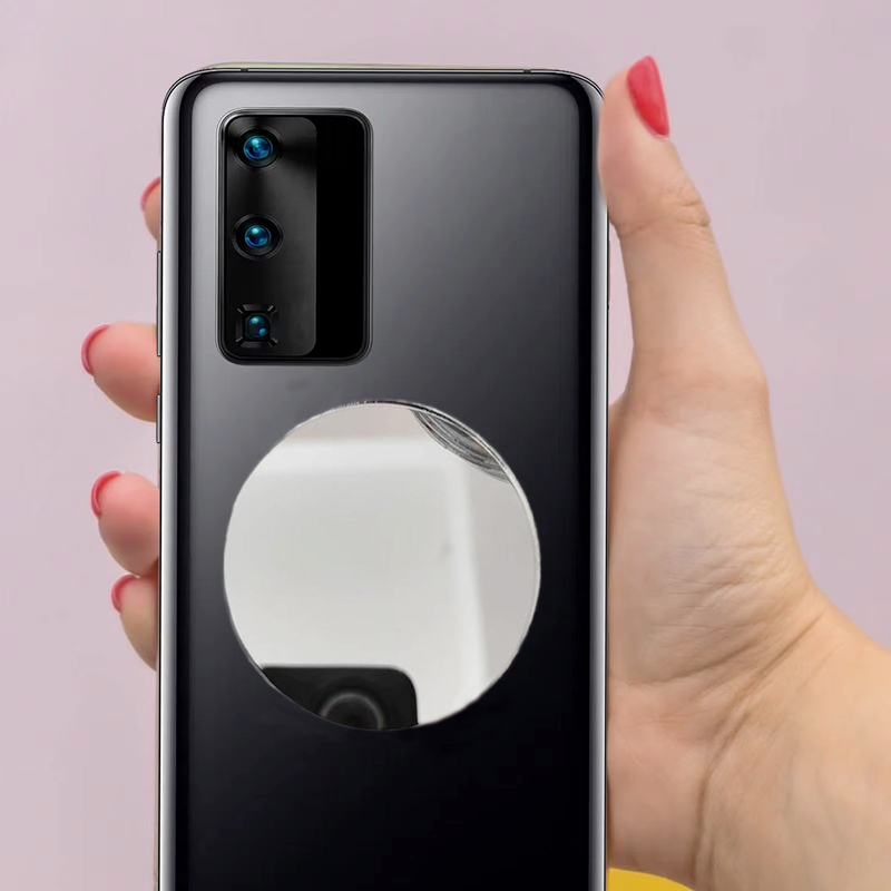 DIY Self Adhesive Mobile Phone Case Lens Sticker Portable Makeup Mirror Decal For Smartphones DIY Self Adhesive Mobile Phone Case Lens Sticker Portable Makeup Mirror Decal For Smartphones
