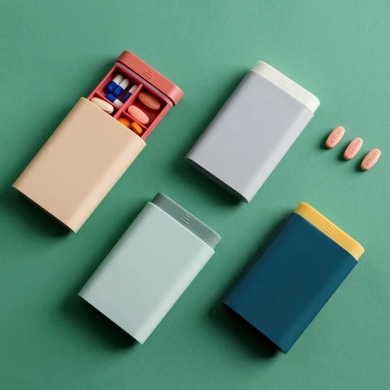 Mini Portable 6 Grid Travel Vitamin Box no.1