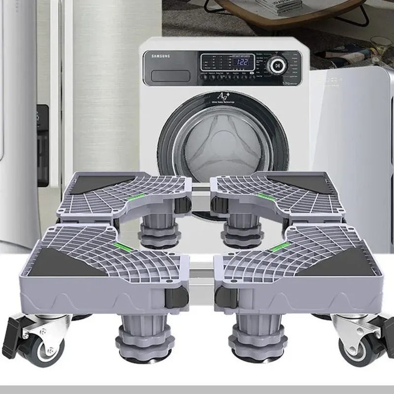 Universal Adjustable Washing Machine Stand Base For Refrigerator And Dryer Support basic 4 Legs