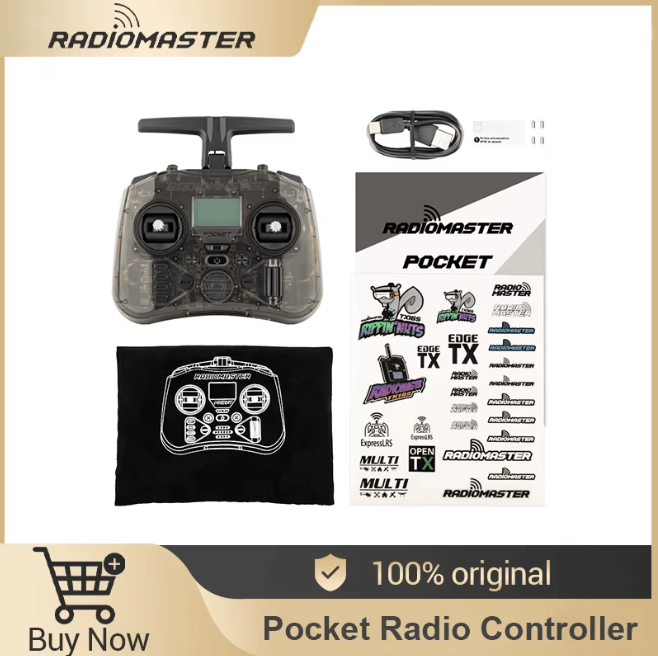Radiomaster Pocket Hall Gimbal RC Transmitter With Foldable Antenna o