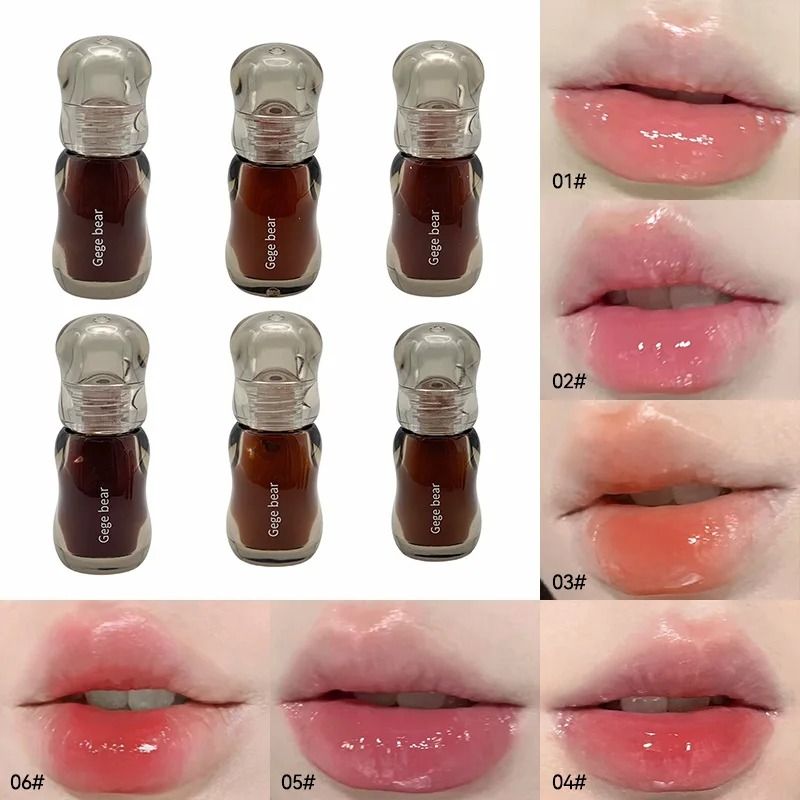 Gege Bear Crystal Gloss Lip Tint Hydrating Mirror Shine Finish 02