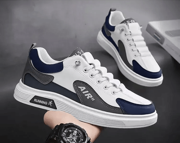 UrbanFlex 2025 Mens Leather Casual Sneakers Low Top Walking Shoes 3