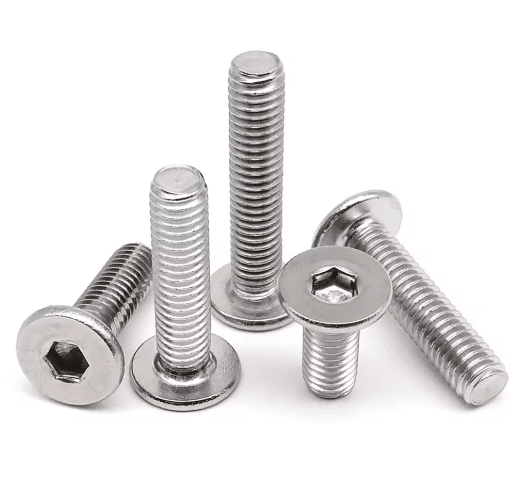 Ultra Thin 304 Stainless Steel Hex Socket Screws A2 70 Flat Wafer Allen Bolts (M1.6M8) 65mm m8 5pcs