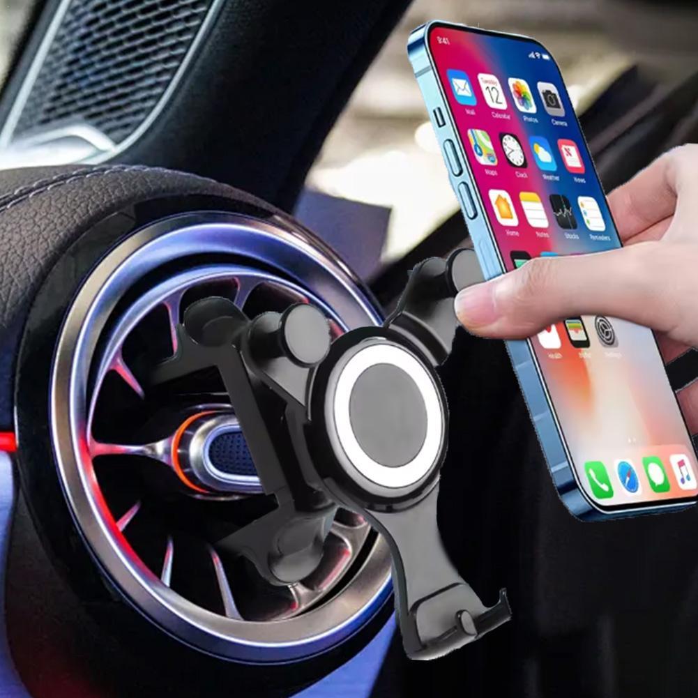 Mobile Phone Car Round Air Outlet Holder, Universal Auto Phone Mount Mobile Phone Car Round Air Outlet Holder, Universal Auto Phone Mount