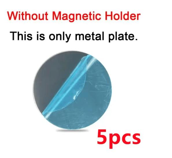 Super Magnetic Car Phone Holder Dashboard Mount For Smartphones only Plate 5pcs