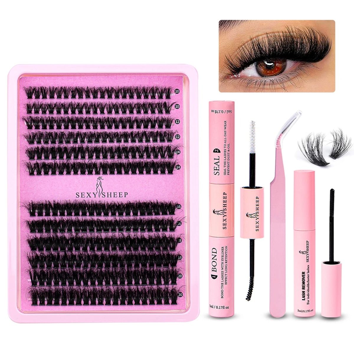 DIY Professional Lash Extension Cluster Series a