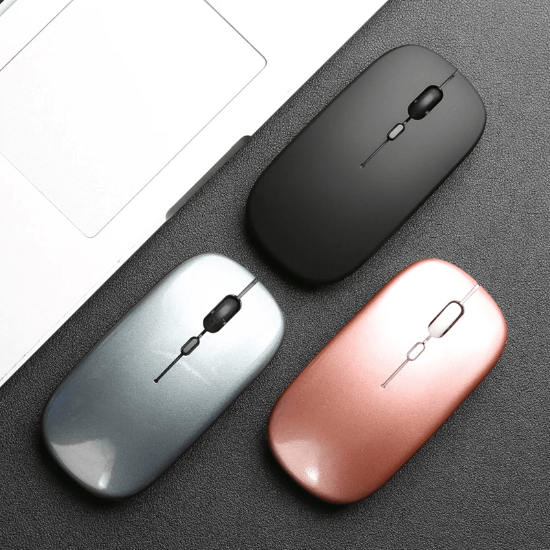 Silent Bluetooth Wireless Mouse For Laptop Tablet And PC matte pink
