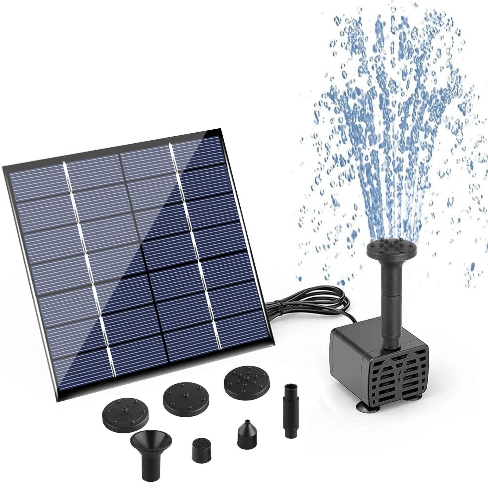 Solar Power Fountain Submersible Floating Water Pump For Bird Bath & Garden Decor Solar Power Fountain Submersible Floating Water Pump For Bird Bath & Garden Decor