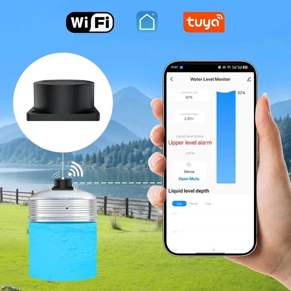 WiFi Ultrasonic Water Level Sensor WiFi Ultrasonic Water Level Sensor