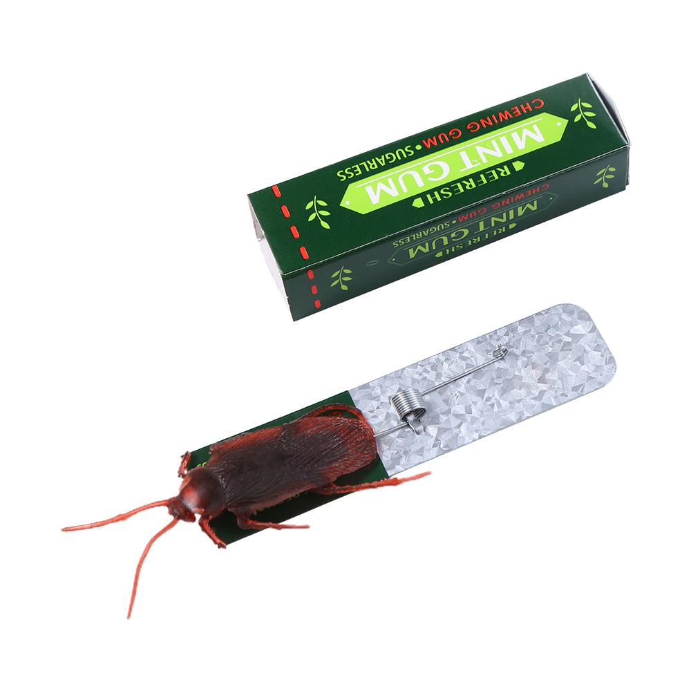 Simulation Prank Trick Toy Fake Chewing Gum Shocking Cockroach Spoof Toy For April Fools Day Fun Simulation Prank Trick Toy Fake Chewing Gum Shocking Cockroach Spoof Toy For April Fools Day Fun