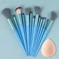 13 Pcs Makeup Brush Set Soft Fluffy Full Face Brush Set For Foundation And Eyeshadow 11