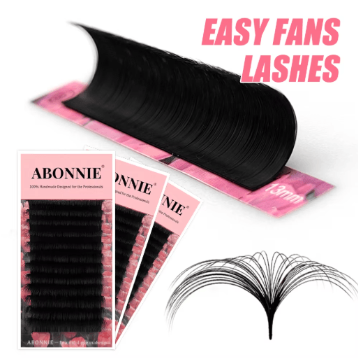 Abonnie Super Soft Blooming Lash Extensions Easy Fan Mega Volume (825mm) 10mm 0.07mm dd