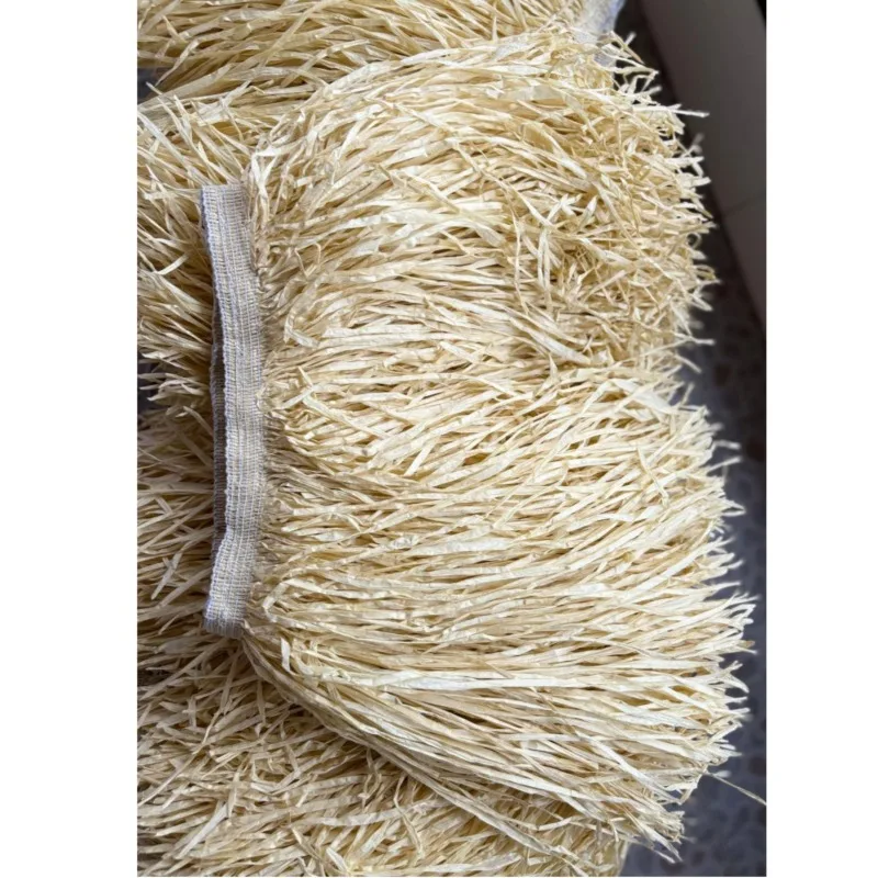 Maßgeschneiderter 2 3-lagiger, verdickter Hula-Rock für Erwachsene und Kinder, Mini-Bastrock, natürliches Hawaii-Gras für Luau-Party-Tanzrock Image