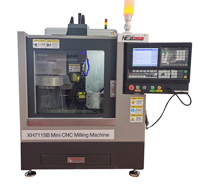 XH7115B Mini-Fräsmaschine mit numerischer Steuerung, Metallfräsen, numerische Steuerung, 4. Achse Image