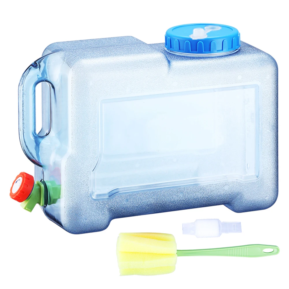 5-20L Trinkwasser Eimer Tragbare Fahren Reines Wasser Tank Container mit Wasserhahn Wasser Tasche Für Outdoor Camping Kochen picknick Image