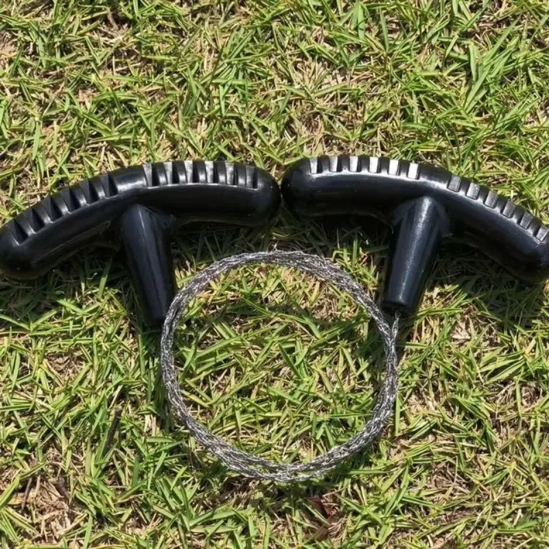 Reisewerkzeuge Outdoor Camping Wandern Manuelle Hand Stahlseil Kettensäge Praktische tragbare Notfall-Überlebensausrüstung Stahldraht-Sets Image