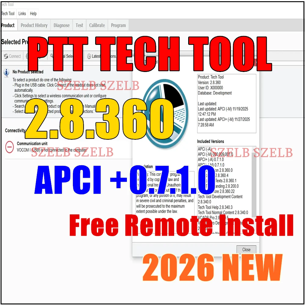 2026 Premium Tech Tool 2.8.360 + Entwicklungswerkzeug + APCCI 0,7 [2025.12] + Teilekatalog-Reparaturhandbücher PROSIS-Konstruktion 2025 + IMPACT 2024 Image