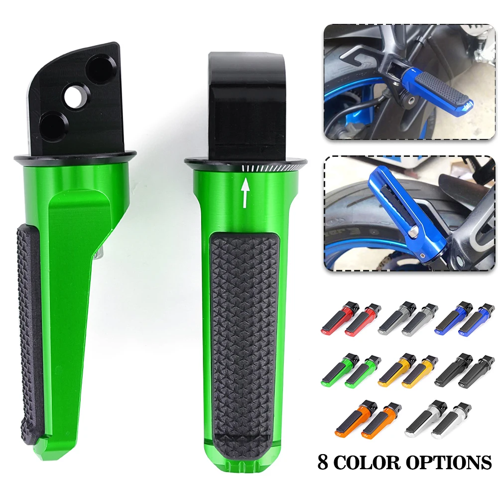 Pedane Posteriori Passeggero per Kawasaki Z900 Z1000 Z800 Z650 Z750 Z400 ZZR1400 ZX6R ZX10R ER6F ER6N Versys Ninja 650 400 1000 H2