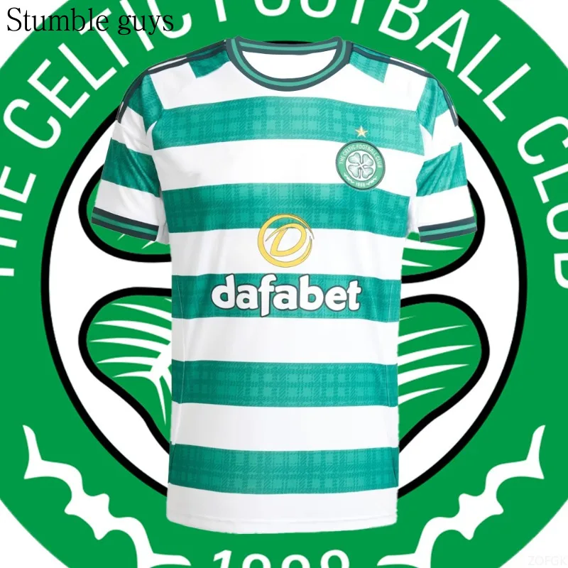 Maillot de football domicile Celtic FC 2026 pour homme, imprimé en 3D, tenue de sport d'été, uniforme de football d'entraînement, maillot respirant et à séchage rapide