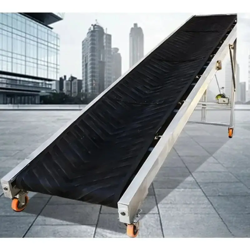 Professionelles, zusammenklappbares Mehrzweck-Schrägförderersystem, tragbarer elektrischer Ladezuführer, höhenverstellbare Montagelinie Image