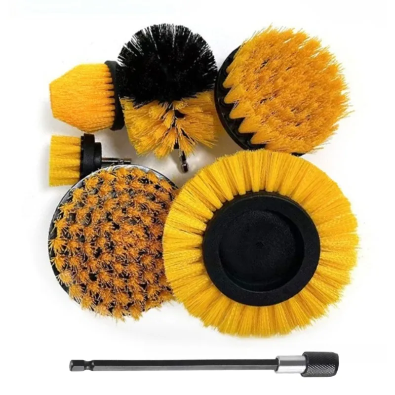2/3,5/4/5,5'' Bohrer Pinsel Kit Elektrische Wäscher Pinsel für Reinigung Badezimmer Badewanne Reinigung Pinsel Peeling bohrer Reinigung Kit Image
