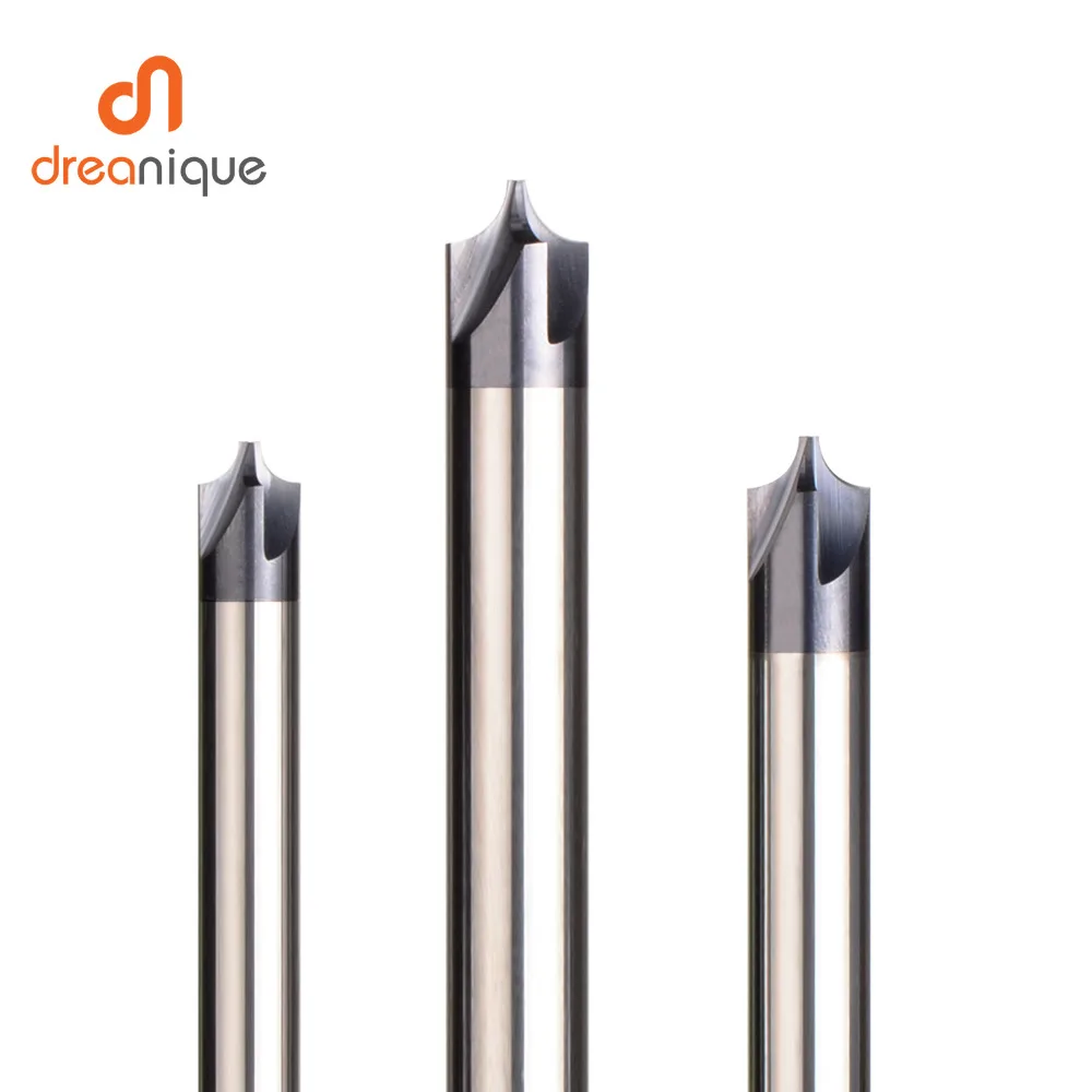 1 Stück Eckenrundung Fasen-Schaftfräser 4–14 mm Entgraten CNC Holz Metall Fräser beschichtet Anfasfräser Rund über Bit Image