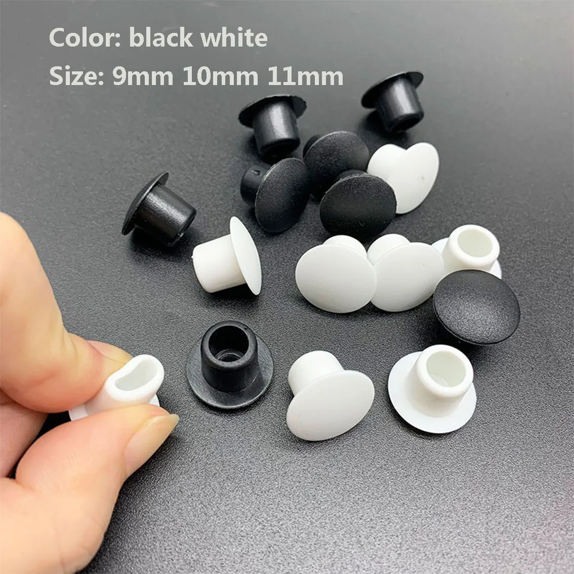 10-50PCS 9mm 10mm 11mm Loch Weiche Gummi Stecker Gummi Loch Stecker Wasserdichte Abdeckung staub Stecker kunststoff Stecker Loch Stecker Dichtung Stecker Image