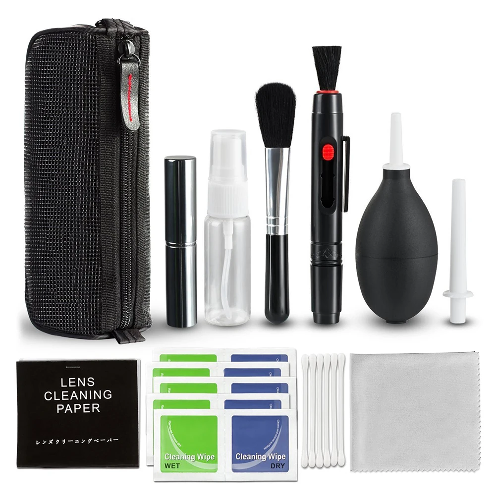 19Pcs Kamera Sensor Professionelle Kamera Reinigung Objektiv Digital Kamera Reiniger Kit DSLR Objektiv für Sony Nikon Image