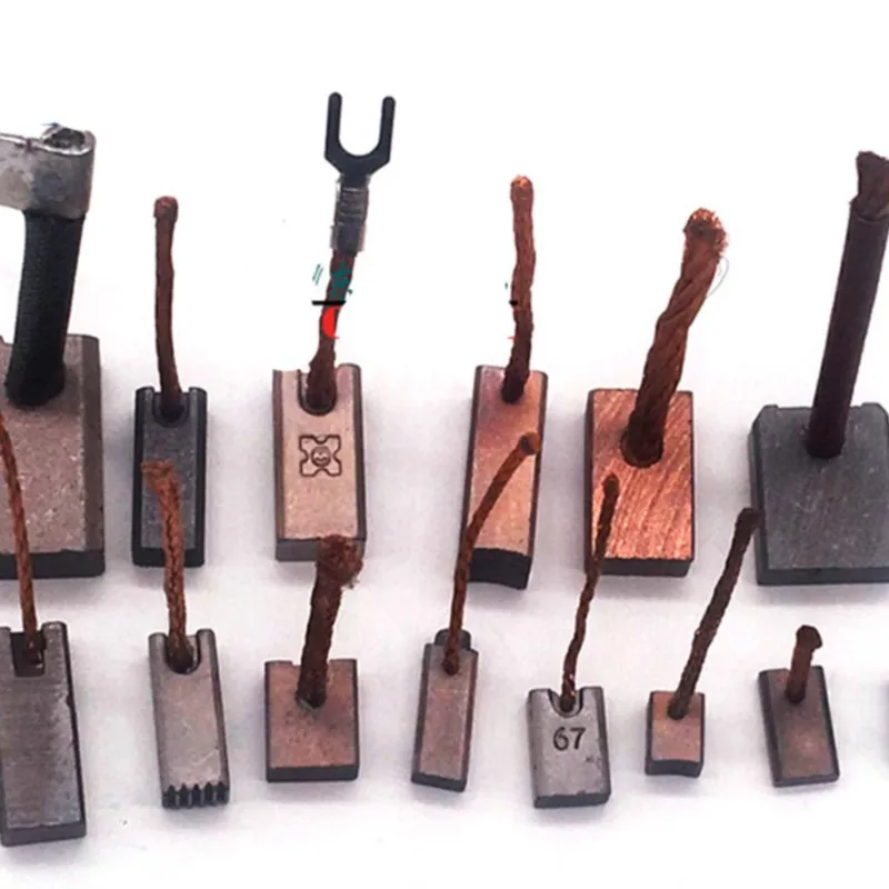 10 stücke Mikro motor Auto wischer Kupfer bürste Kohle bürste 3x4x4,5x5x5,5x6x7x8x9,5 x10x12x14x16x17x18x19x20x22mm Image