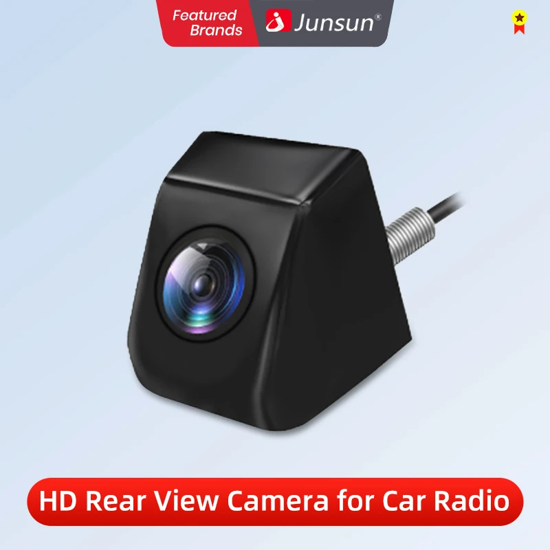 Junsun Auto-Rückfahrkamera AHD 720P Auflösung Wasserdicht 140 ° Weitwinkel-Rückfahrkamera für Junsun DVD-Autozugang