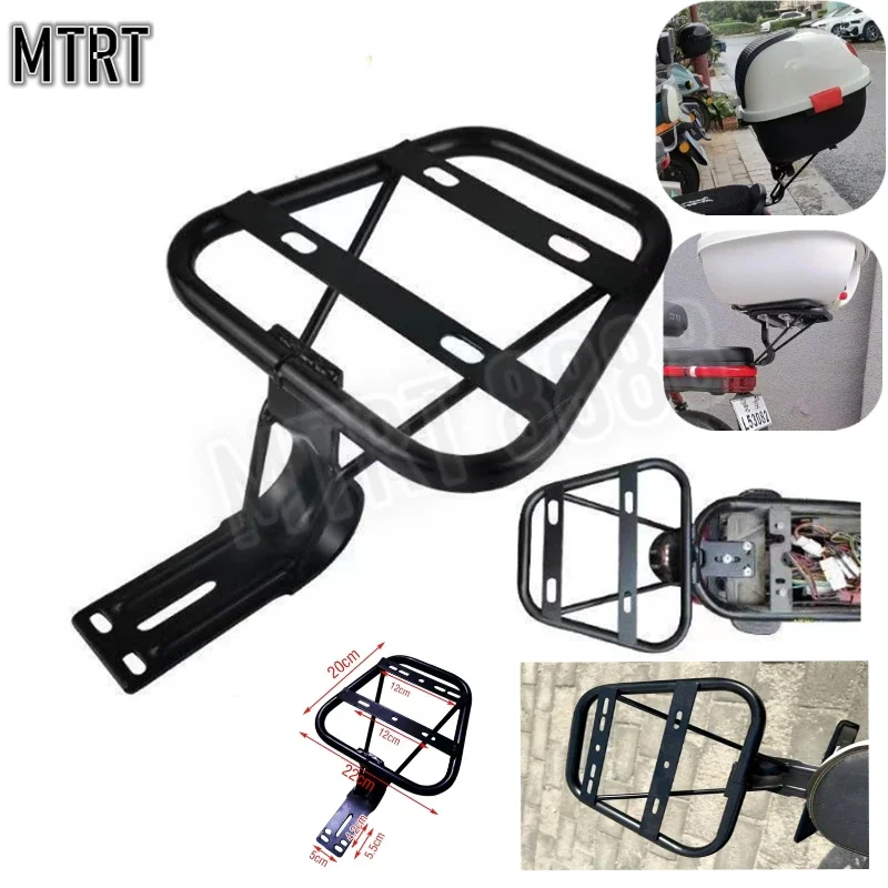 Universal Elektrische Fahrrad Stamm Halterung Batterie Stamm Änderung Eisen Rahmen Elektrische Fahrzeug Rückenlehne Lagerung Box Rahmen Image
