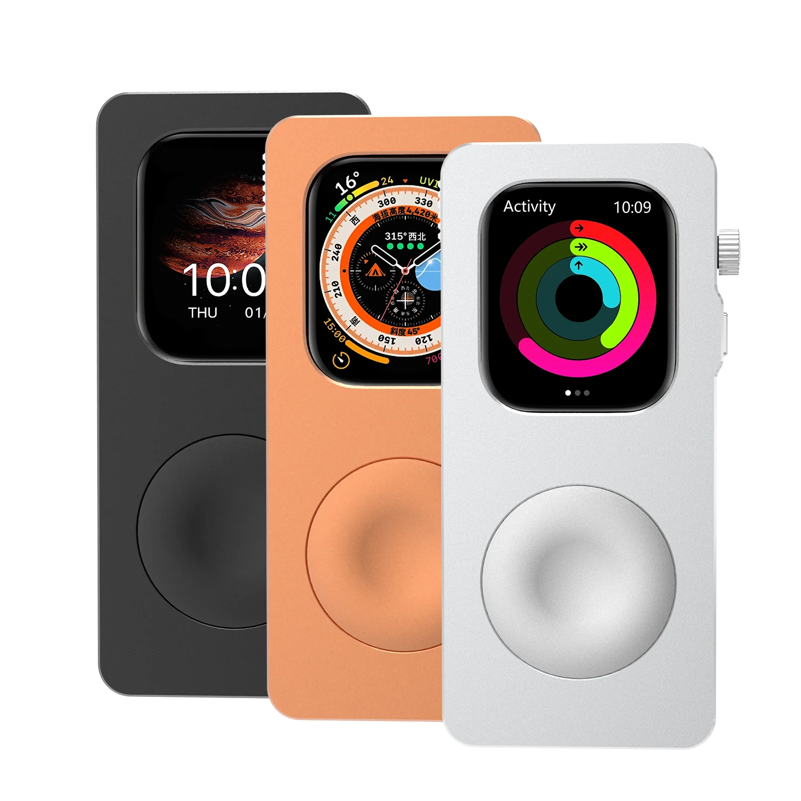 Metallgehäuse für Apple Watch SE/5/6/7/8/9/10 11 40 mm 41 mm 42 mm 45 mm 46 mm Schutzhülle unterstützt Iwatch erweitert IPod Image
